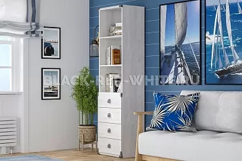 Стеллаж Индиана JREG4SO/50 сосна каньон фото 3