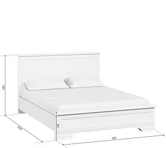 Витринный образец - Кровать Кентаки LOZ/160x200 белый фото 3